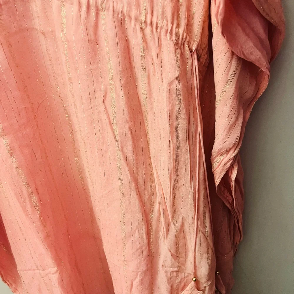 Peach kaftan kurta - Picture 5 of 11